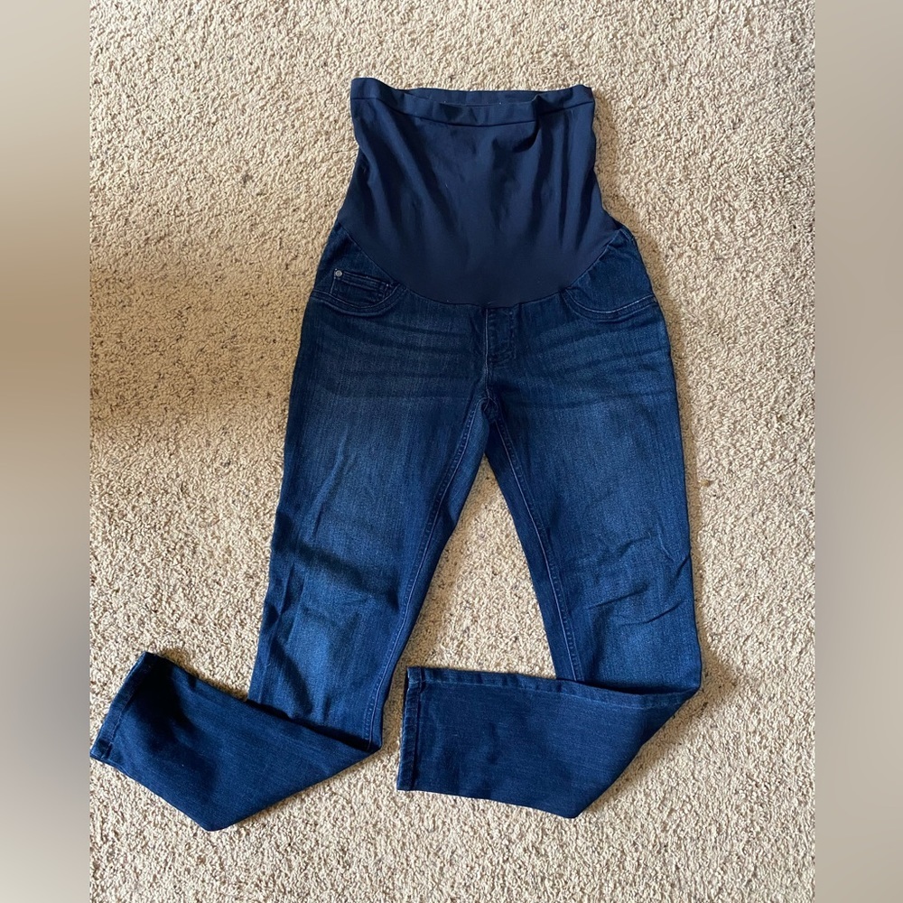 Indigo Blue Maternity Skinny Jeans Size Medium